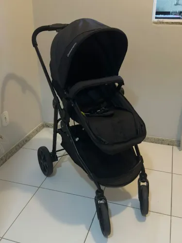 Carrinho de Bebê Olympus até 15 Kg Preto Galzerano
