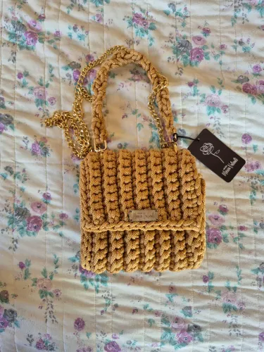 Bolsa trançada - Ateliê Márcia Valianti