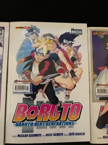 Kit Mangás Boruto - Volumes 2, 3 e 4