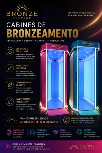 Cabines de Bronzeamento Profissional - Valorize seu Negócio