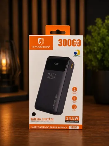 Bateria Externa Com 30 Mil mAh