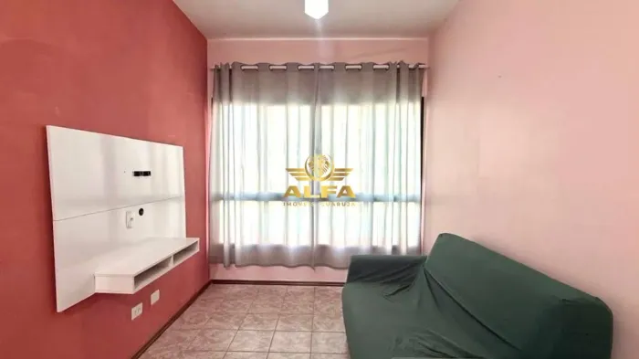 Apartamento 1 Dormitório com Piscina na Praia do Tombo Alfa Imóveis Guarujá