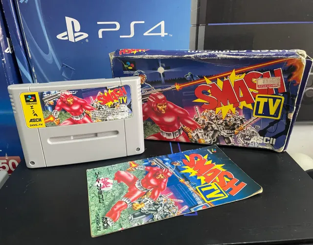 Smash TV Super Famicom Completo (Envio OlxPay)