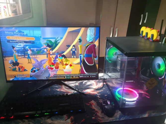 Pc Ryzen 5 5600g rtx5060 8g 1tb armazenamento 32G ram