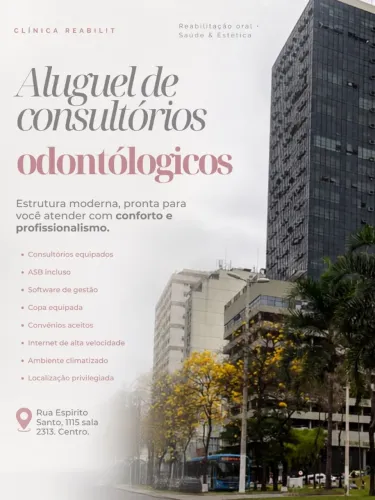 ALUGUEL DE CONSULTÓRIO ODONTOLÓGICO