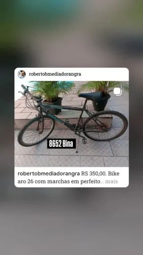 Bicicleta aro 26 com marchas
