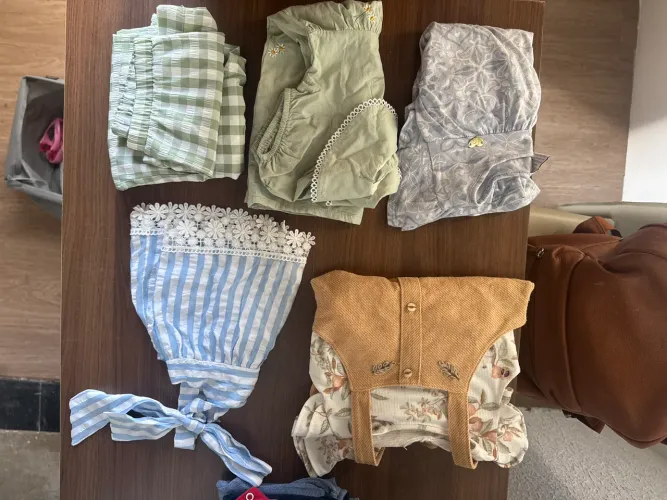 Lote de roupas de bebê menina 1-2 anos