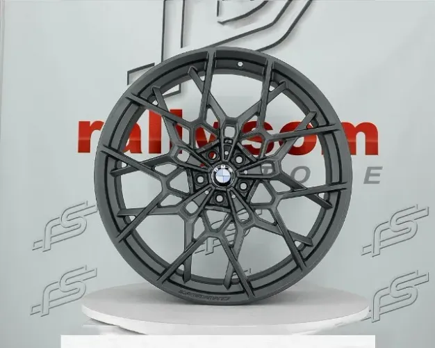 Jogo de Roda Bmw M760E Desing Grafite 5x112 - 22x8,5 e 22x9,5 Offset 25 e 35 (Nv)