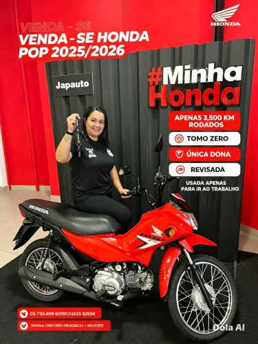 Vendo pop 110i 2025/2026