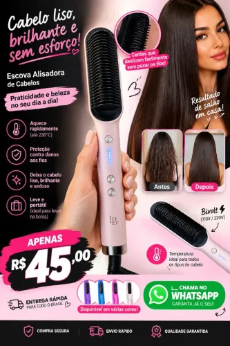 Alisadora de cabelo 