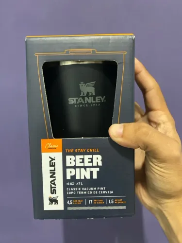 Copo Térmico Stanley Beer Pint 473ml Com Tampa Original