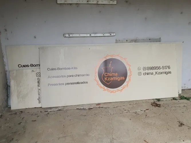 Placas em ACM 3 unidades disponíveis