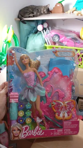 Boneca Barbie Fada Florida Antiga Matel