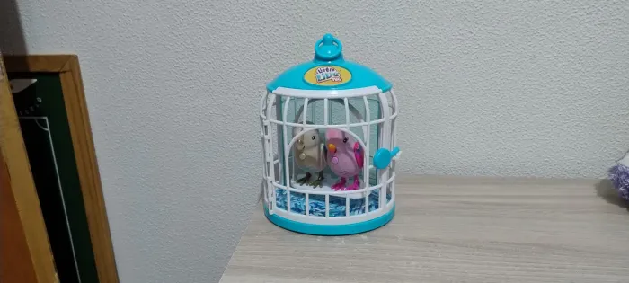 Little Live Pets - 2 pássaros + gaiola