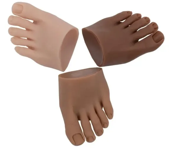 Dedos do pé de silicone