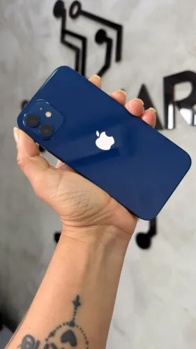 iPhone 12 Azul 128GB (Nota e 3 meses de garantia)