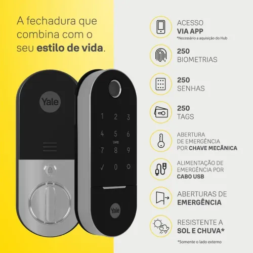 Fechadura Digital Yale Lia