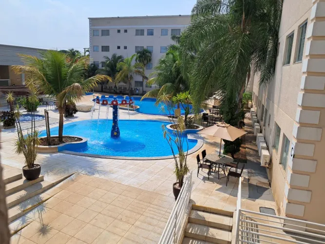 Apartamento mobilhado no Resort Encontro Das Águas 