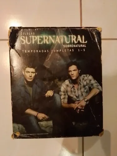 Box Coleçao Supernatural Temporadas Completas 1-5ª DVDs (Ler descrição)