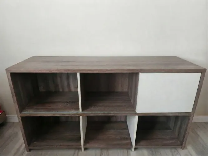 Mesa escritorio com nicho