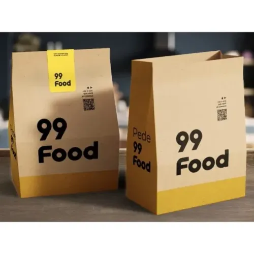 Sacos kraft resistentes delivery - 99 food