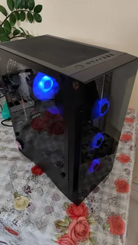 Pc Gamer core i5, 16 GB, SSD 128 GB, HD 500 GB, Rx Redeon, Gabinete ARGB, Fonte 450W