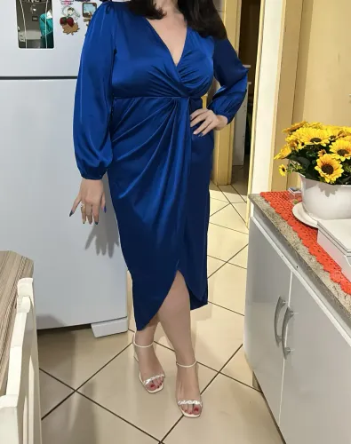 VESTIDO DE FESTA PLUS SIZE
