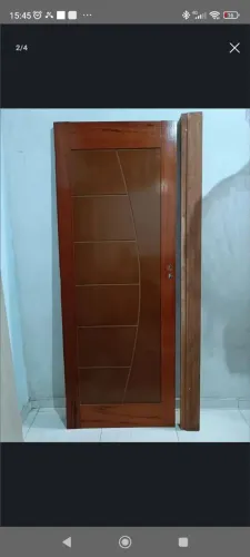 PORTA DE MADEIRA PURA - ALTA QUALIDADE!