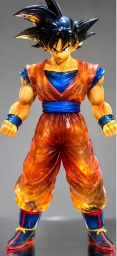 Goku Dragon Ball Z Figura Translúcida Colecionável
