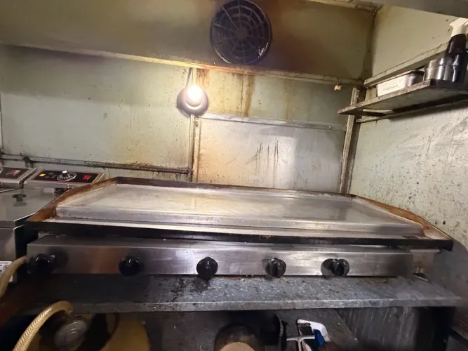 Chapa de Cozinha de 1.30m