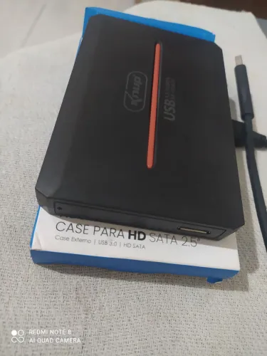 HD portátil SATA 2.5 Knup com SSD/Disco Rígido de 500gb