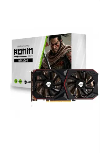 Placa de Vídeo Gamer Ninja NVIDIA GeForce RTX 2060 Ronin, 6GB, GDDR6, Ray Tracing