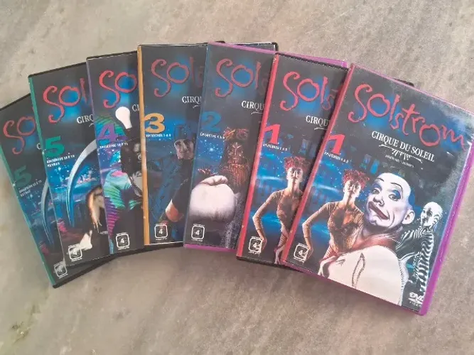 dvd cirque du soleil coleção 7 dvds Solstrom