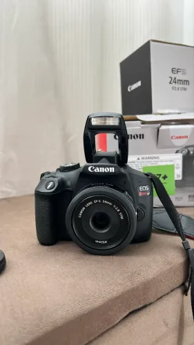 Canon EOS Rebel T7 + Lente 24mm + Lente 18-55mm + Kit Completo | Garantia Canon