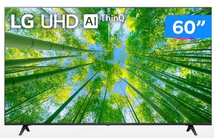 Smart TV 60? 4K LED LG 60UQ8050 AI Processor - Wi-Fi Bluetooth HDR Alexa Google