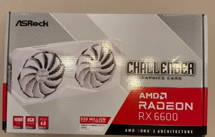 Placa de Video RX 66000 \ 8GB Serie especial white