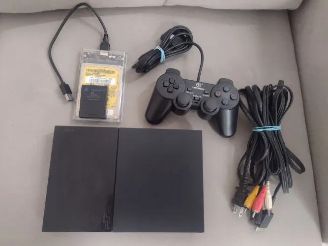 PS2 SLIM com 100 jogos