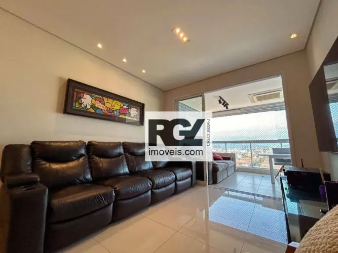 Apartamento à venda, 129 m² por R$ 1.825.000,00 - Aparecida - Santos/SP