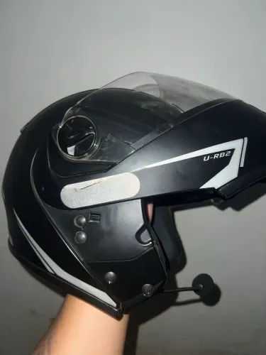 Capacete Robocop Original com intercomunicador - Muito Conservado