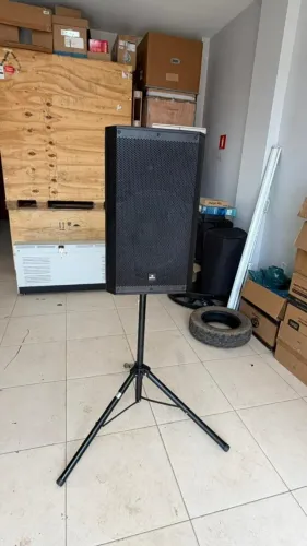 2 Caixas de Som Waldman Tc1800 Dsp Ativo 15 Pol 450w Preto com Bag e Tripe