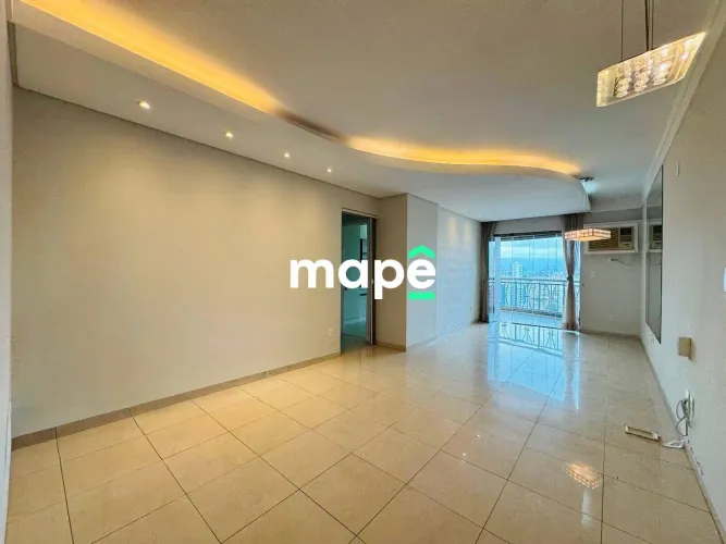 Apartamento com 2 dormitórios para alugar, 124 m² por R$ 6.000,00/mês - Ponta da Praia - S