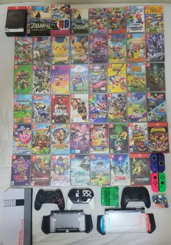 Nintendo Switch Jogos e Controles