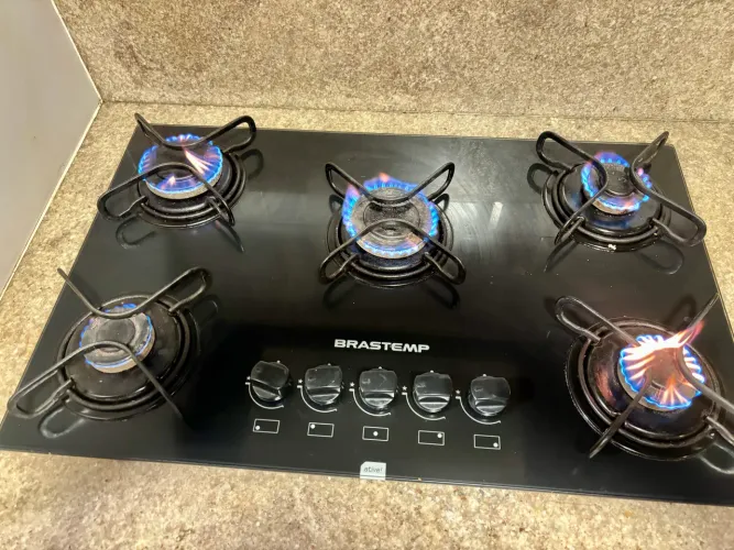 Cooktop 5 bocas Brastemp