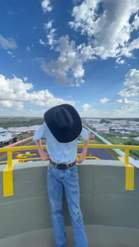 Chapéu mundial tamanho M preto