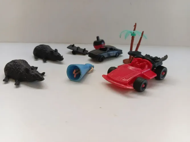 Lote de brinquedos anos 80