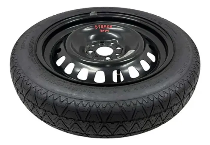 Estepe Roda Pneu Fino Fiat Strada 2024  Preto