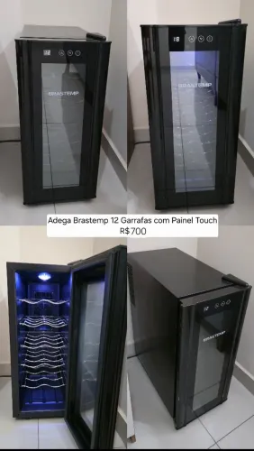 Adega Brastemp 12 Garrafas com painel touch
