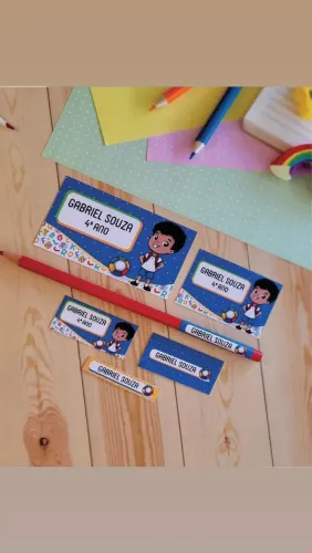 Etiquetas Escolares Adesivas Personalizadas