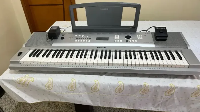 Diversos instrumentos musicais. 