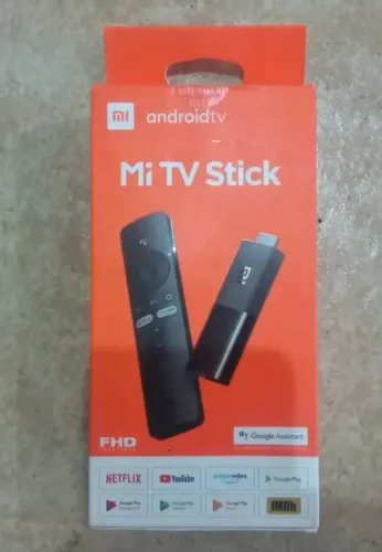 Mi Tv Stick Tv box 2ª geração Xiaomi Controle De Voz Full Hd 8gb 1gb Ram Cor Preto